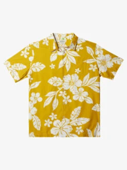 Quiksilver Waterman Aqua Flower Short Sleeve Shirt