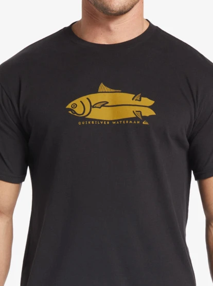 Quiksilver Waterman Fish Tales T-Shirt - Image 5
