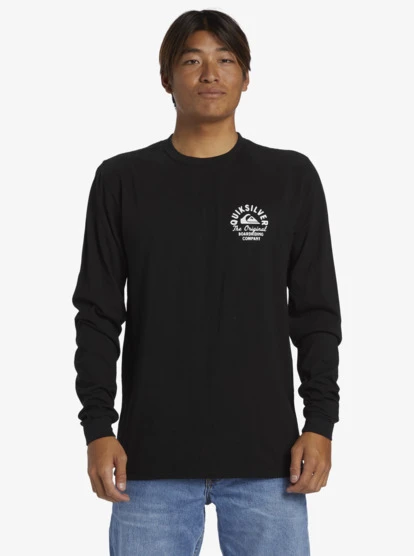 Quiksilver Circled Script Long Sleeve T-Shirt - Image 3