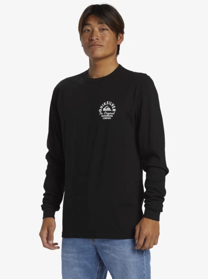 Quiksilver Circled Script Long Sleeve T-Shirt - Image 4