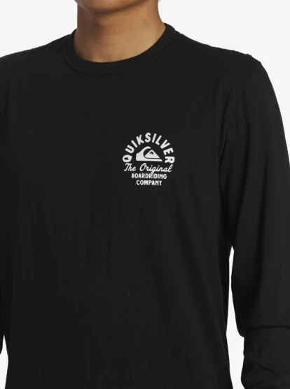 Quiksilver Circled Script Long Sleeve T-Shirt - Image 6