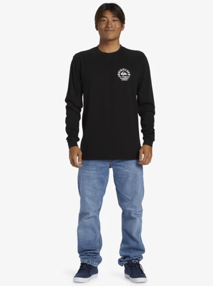 Quiksilver Circled Script Long Sleeve T-Shirt - Image 7