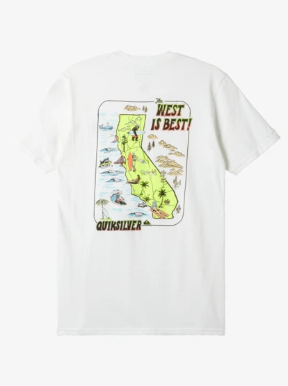 Quiksilver CA West Is Best T-Shirt - Image 2