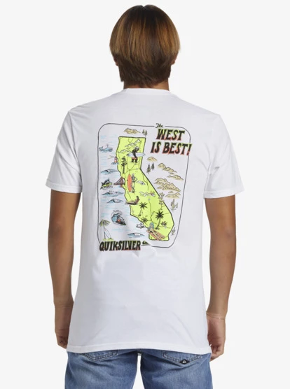 Quiksilver CA West Is Best T-Shirt - Image 8